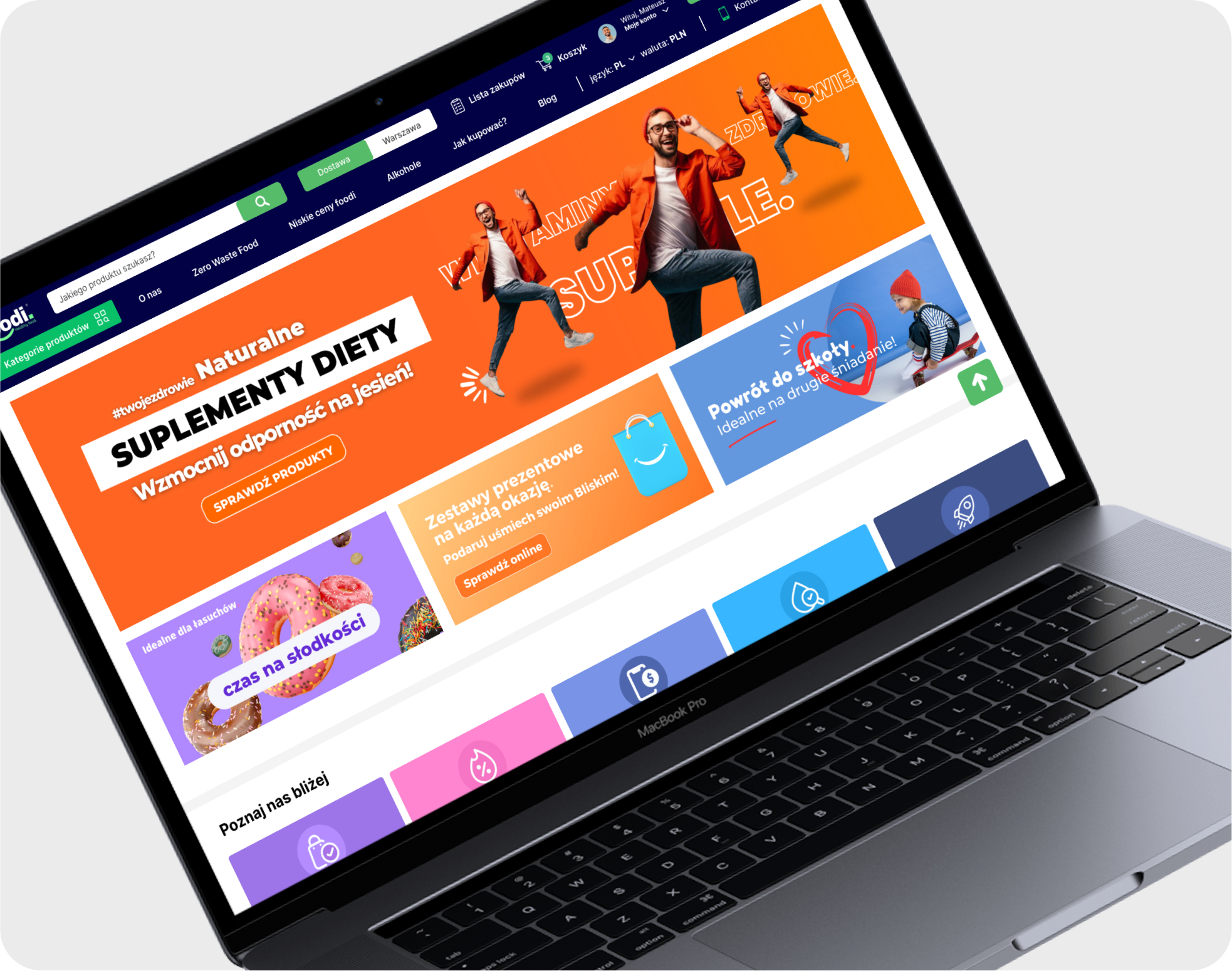 Foodi.pl - Marketplace Website